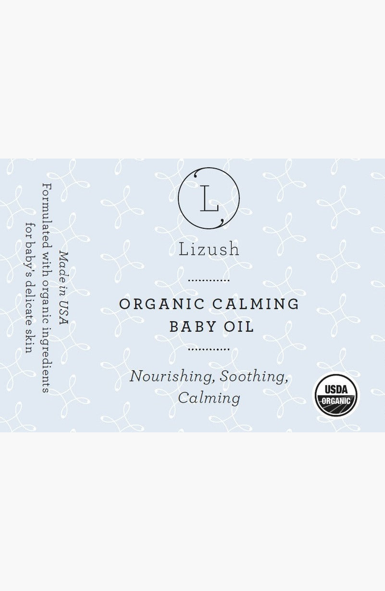 Lizush Organic Calming Baby Oil, Alternate, color, NO COLOR