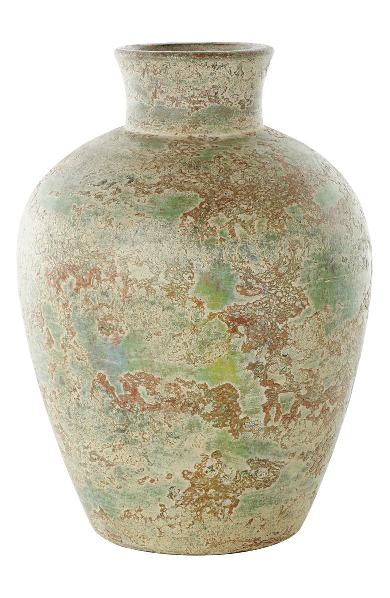 GINGER BIRCH STUDIO Brown Ceramic Vase, Alternate, color, Brown