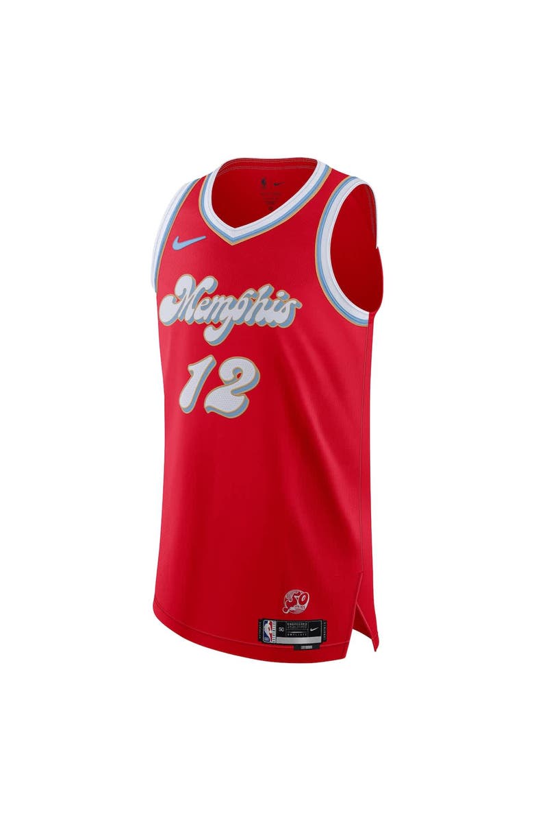 Nike Men's Nike Ja Morant Red Memphis Grizzlies 2024/25 Authentic Player Jersey - City Edition, Alternate, color,