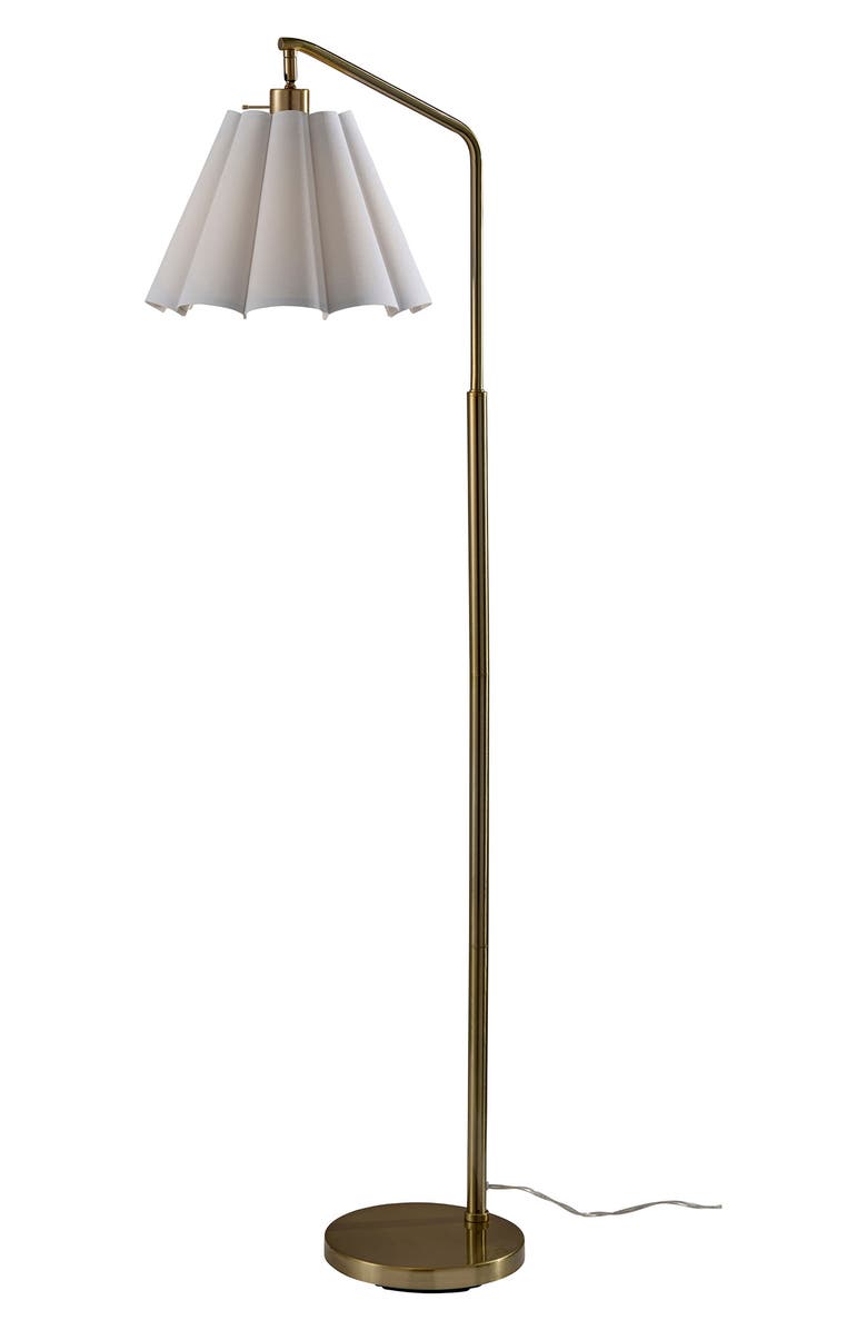 ADESSO LIGHTING Lyra Floor Lamp, Main, color, Antique Brass