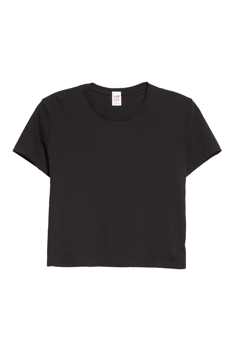 Women's 1950s Boxy T-Shirt, Alternate, color, BLACK