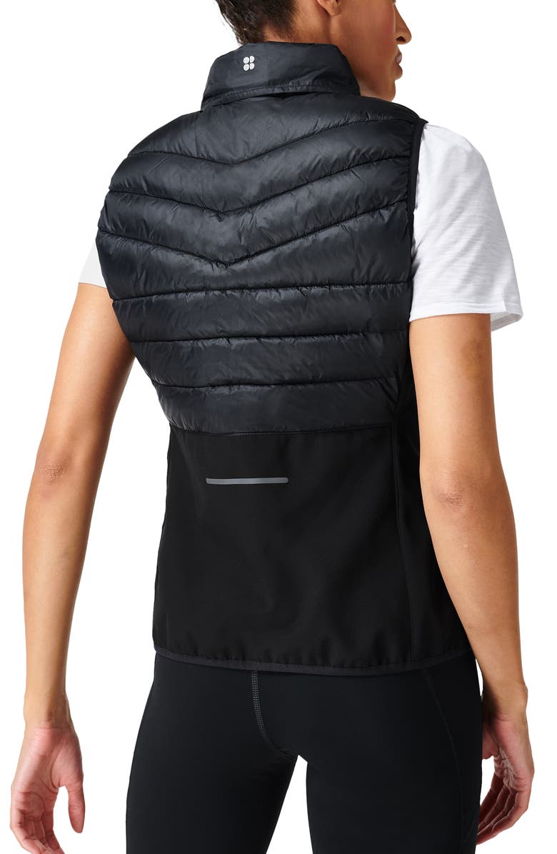 Sweaty Betty Accelerate Water Resistant Running Gilet Vest, Alternate, color, 