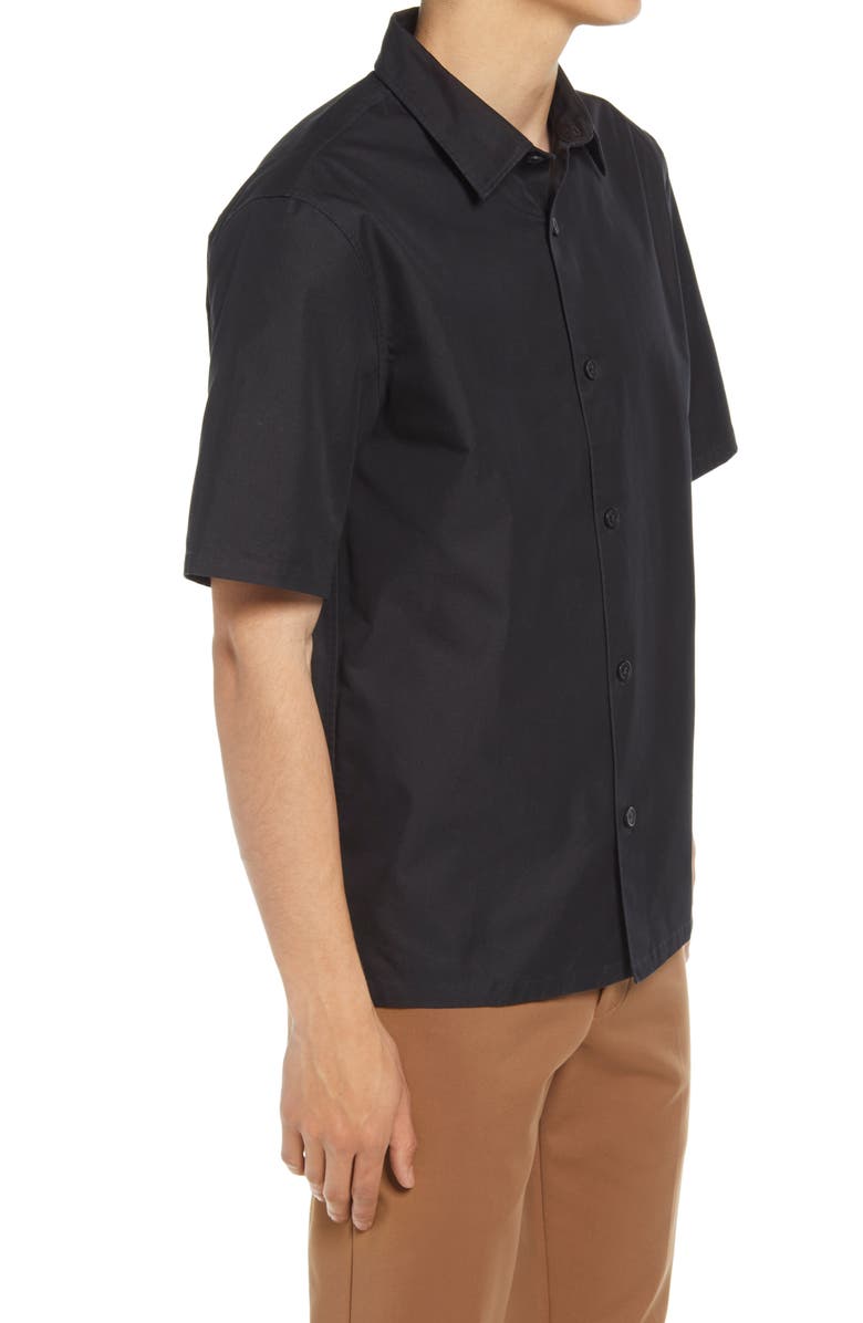 Club Monaco Standard Short Sleeve Button-Up Shirt, Alternate, color, 