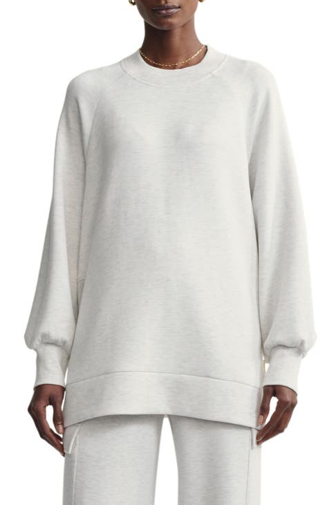 Varley Brannon Ribbed Crewneck sold Pullover Sweatshirt Women's Grey Size: S NWOT