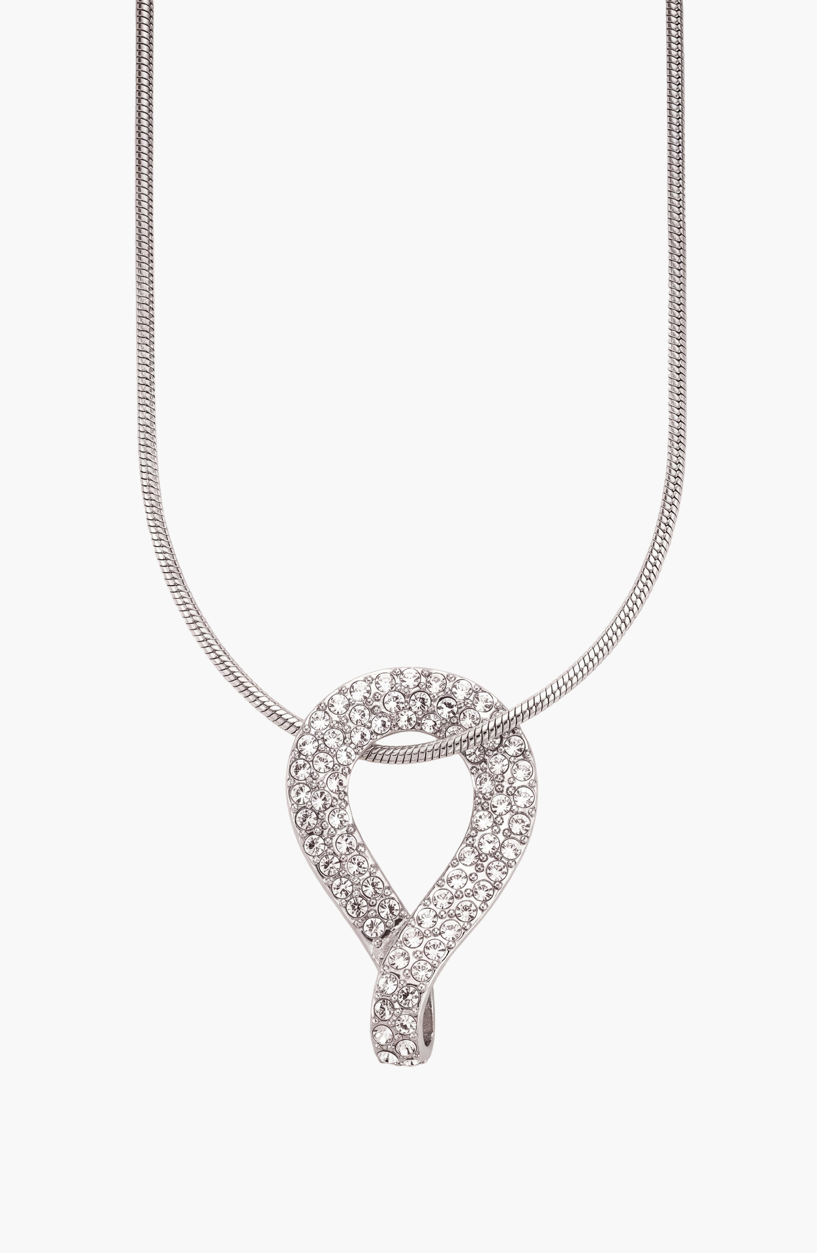 Modenaire Crystal Infinity Teardrop Pendant Necklace (Women) | Nordstrom