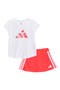Kids' Short Sleeve T-Shirt & Mesh Skort Set