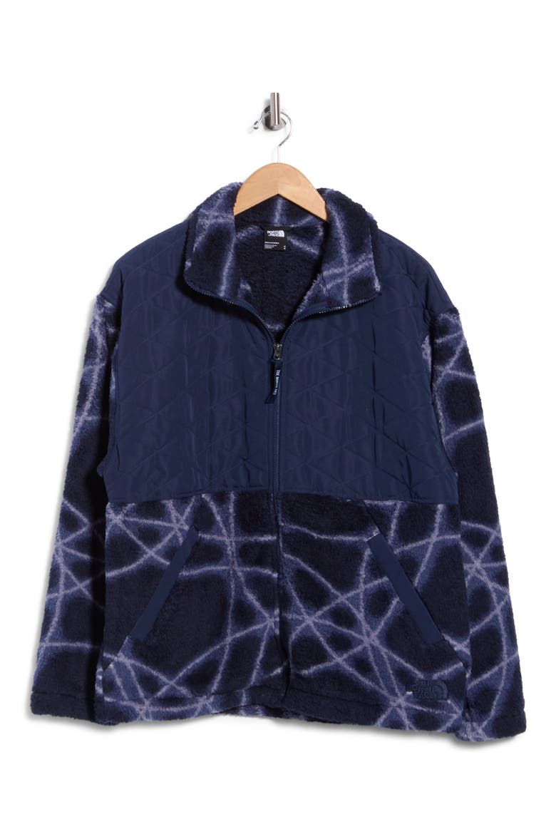 Cabin Full Zip Fleece Hoodie, Alternate, color, SUMMIT NAVY SUN HALOS