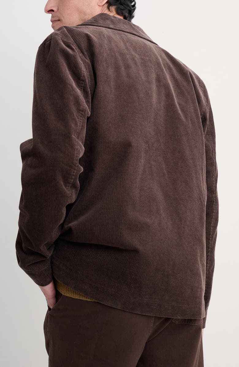 Seasalt Cornwall Plantsman Organic Cotton Corduroy Blazer, Alternate, color, Burnt Wood