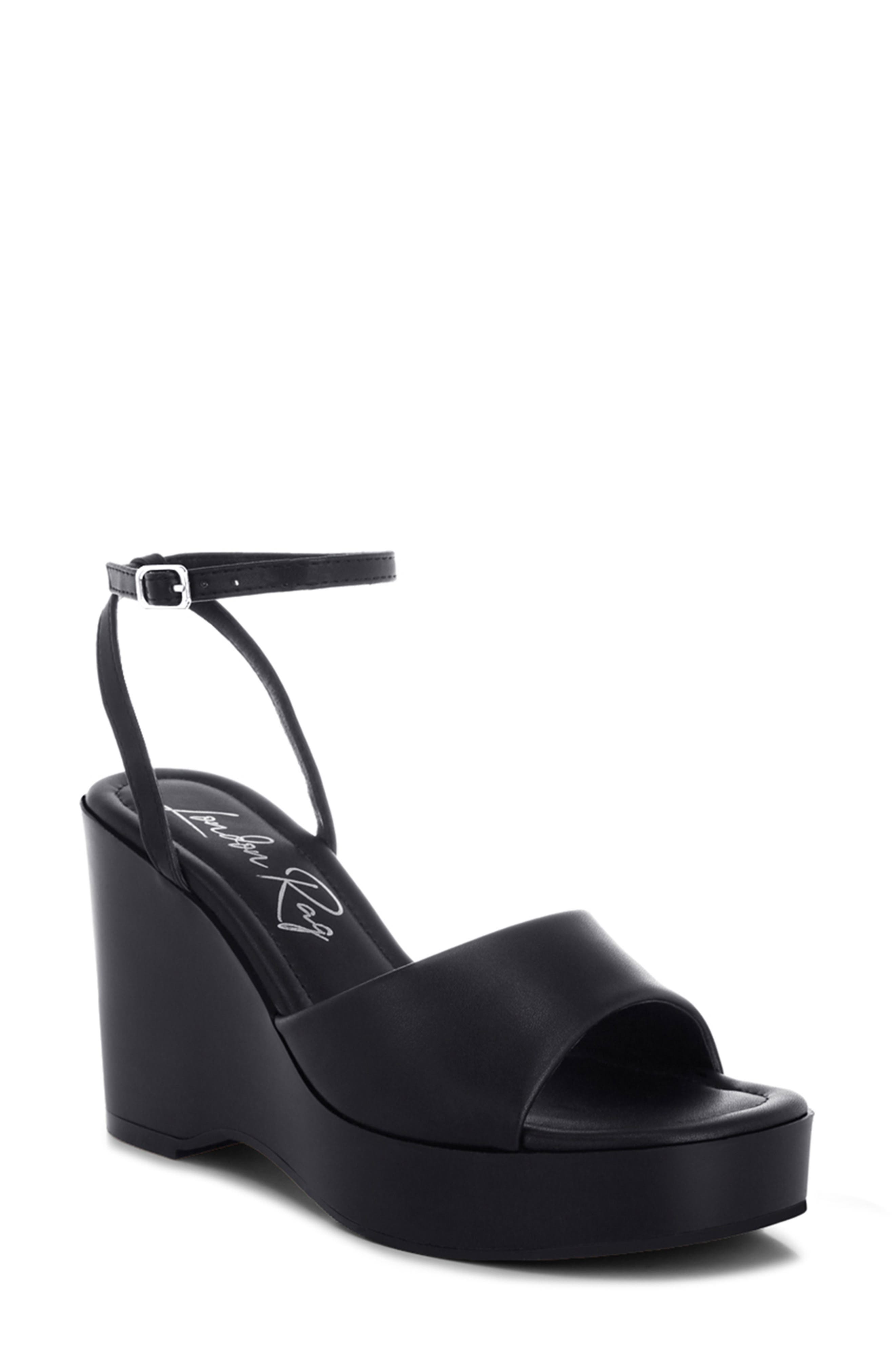 LONDON RAG Sangria Platform Wedge Sandal, Main, color, 