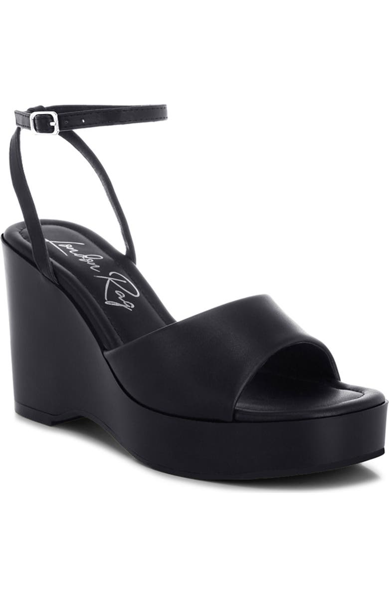 LONDON RAG Sangria Platform Wedge Sandal, Main, color,