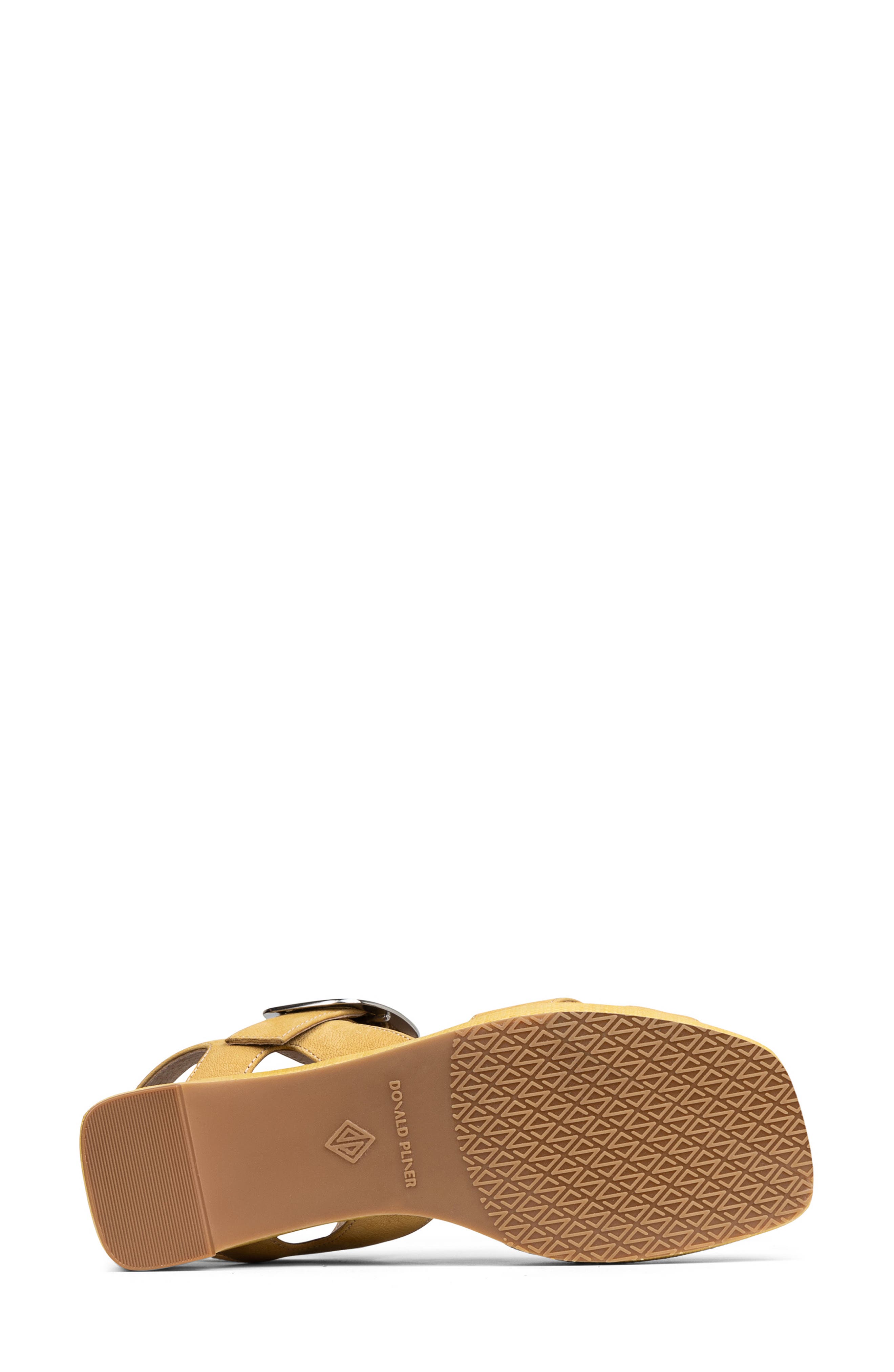 Donald Pliner Rolli Block Heel Sandal, Alternate, color, Honey