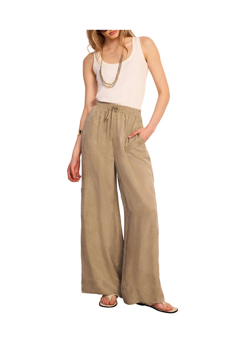 Utility Wide Leg Trousers, Main, color, Khaki