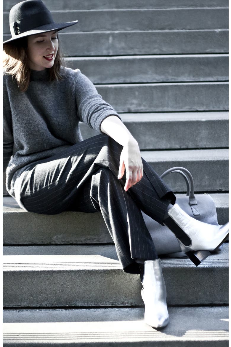 'Rei' Cashmere Sweater, Main, color, CHARCOAL