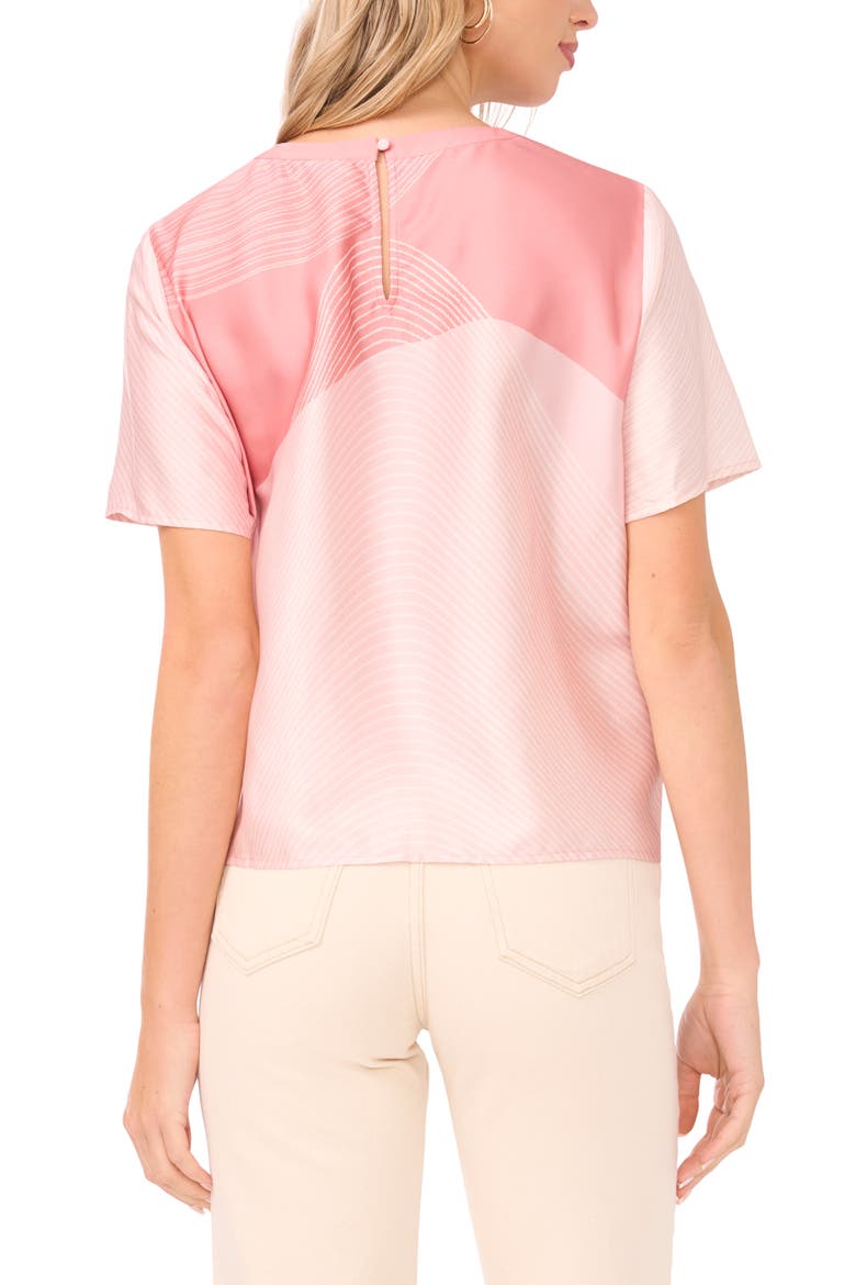 Print Top, Alternate, color, ROSE HIP