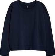 Eileen Fisher Crop Organic Cotton Sweatshirt