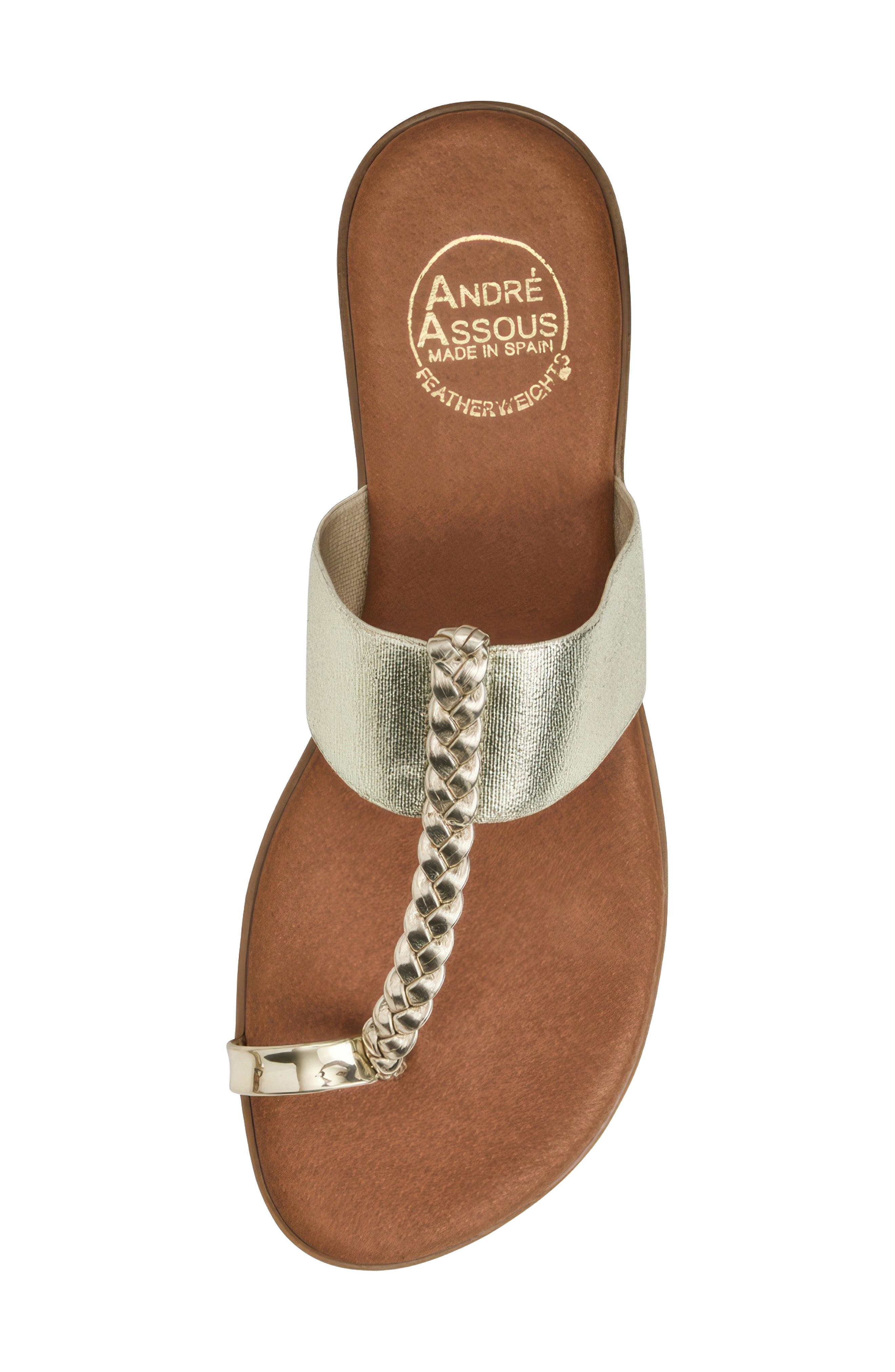 Neo Toe Loop Sandal, Alternate, color, PLATINO