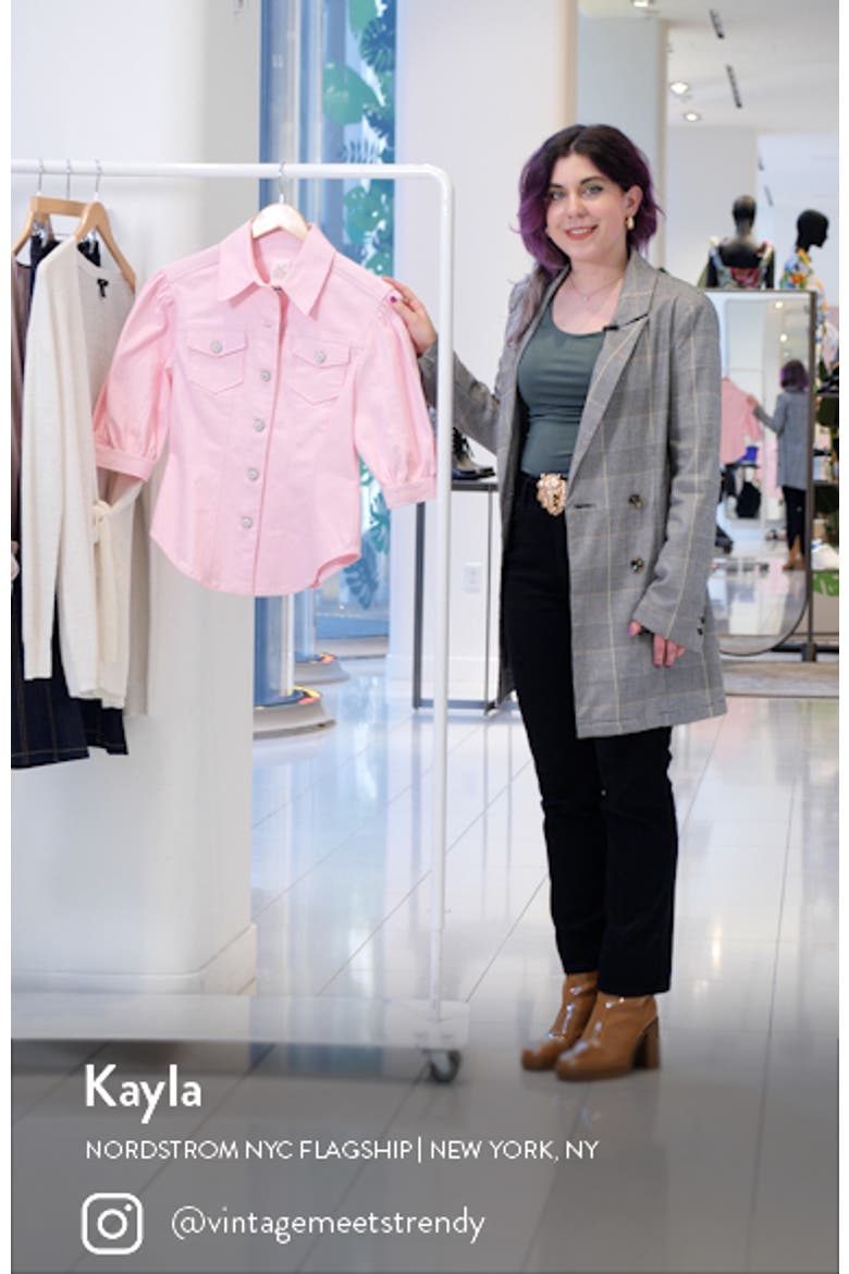 Louis Puff Sleeve Cotton Blend Jacket video