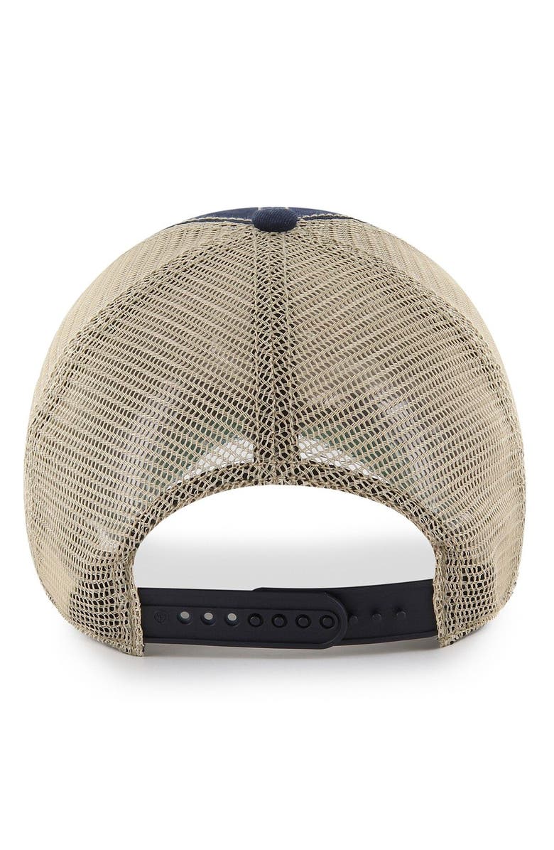 '47 Men's '47 Navy Fresno State Bulldogs Trawler Trucker Snapback Hat, Alternate, color, 