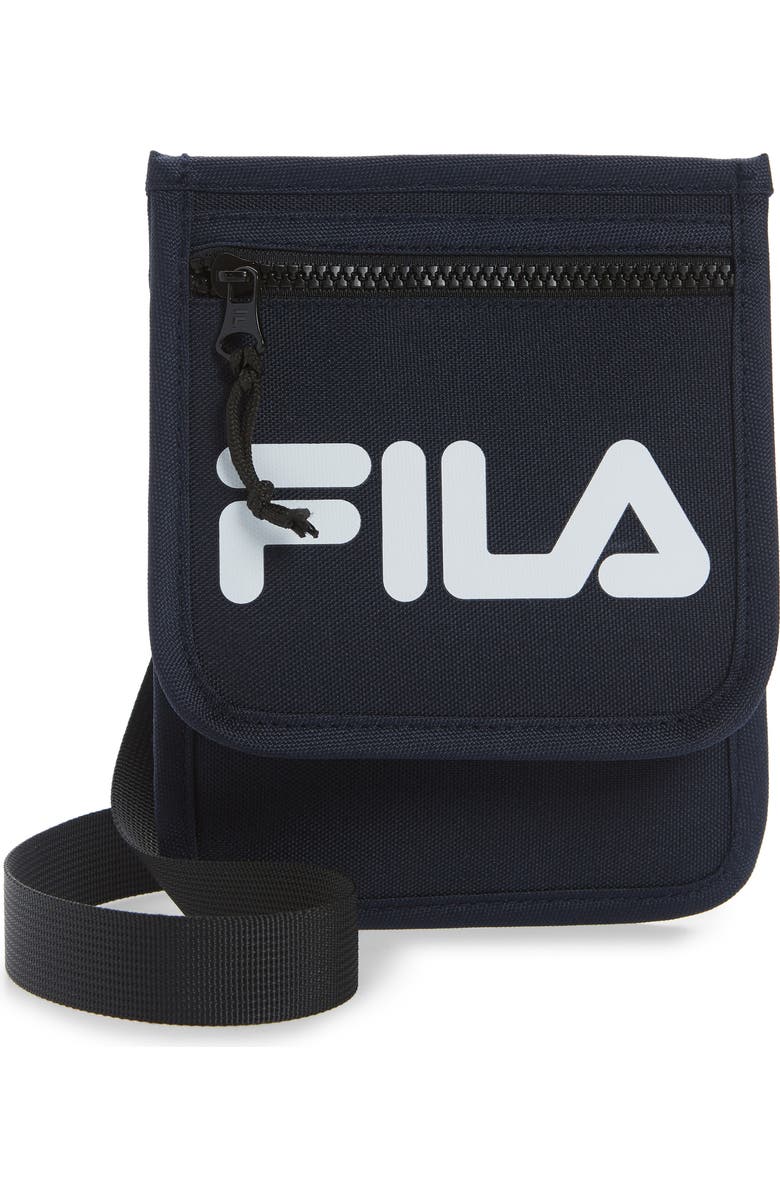 FILA Writer Neck Pouch Crossbody Bag, Main, color,