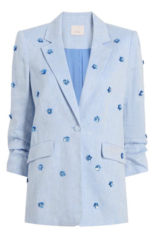 Cinq À Sept Cinq A Sept Kylie Embellished Blazer In Blue Hydrangea