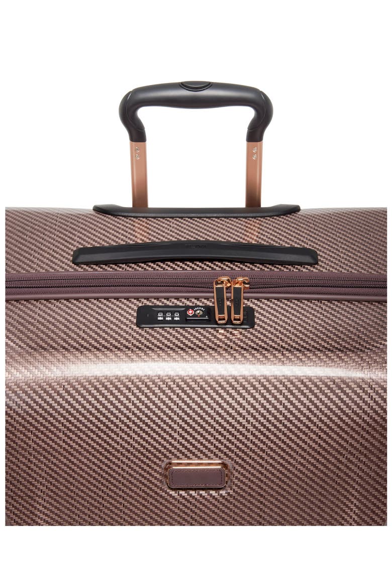 Tegra-Lite® X-Large Expandable Checked Luggage, Alternate, color, BLUSH