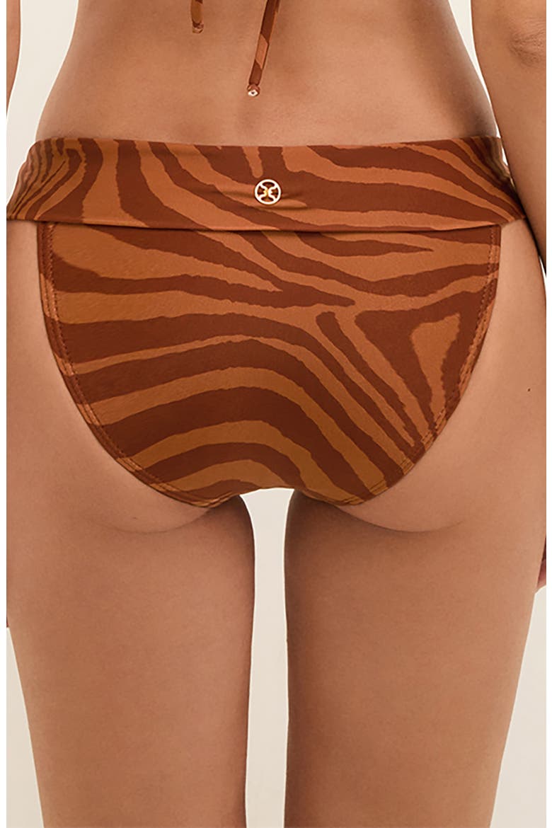 Sundown Bia Tube Bikini Bottoms, Alternate, color, BROWN MULTI