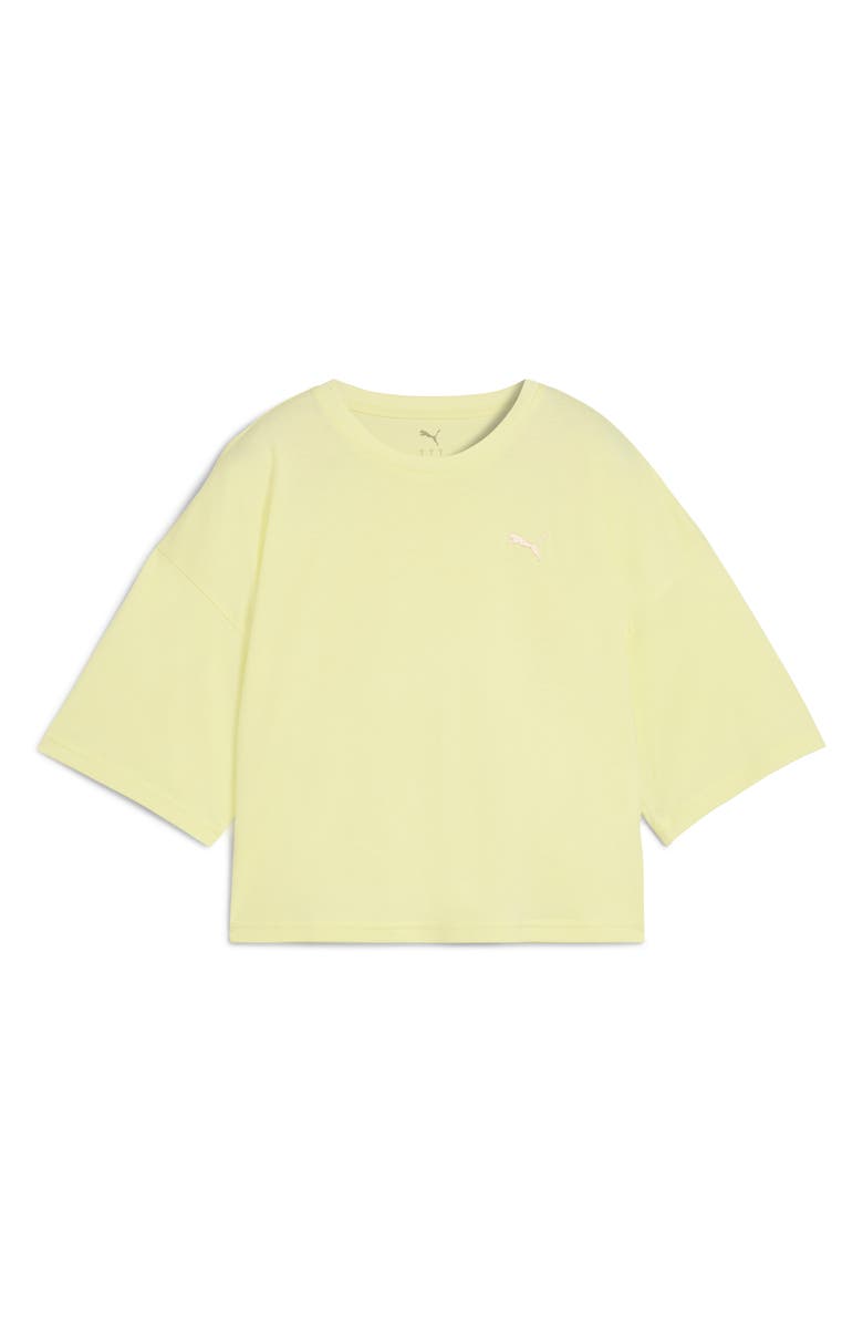 PUMA Wardrobe Essential Oversize T-Shirt, Alternate, color, Gold Moon