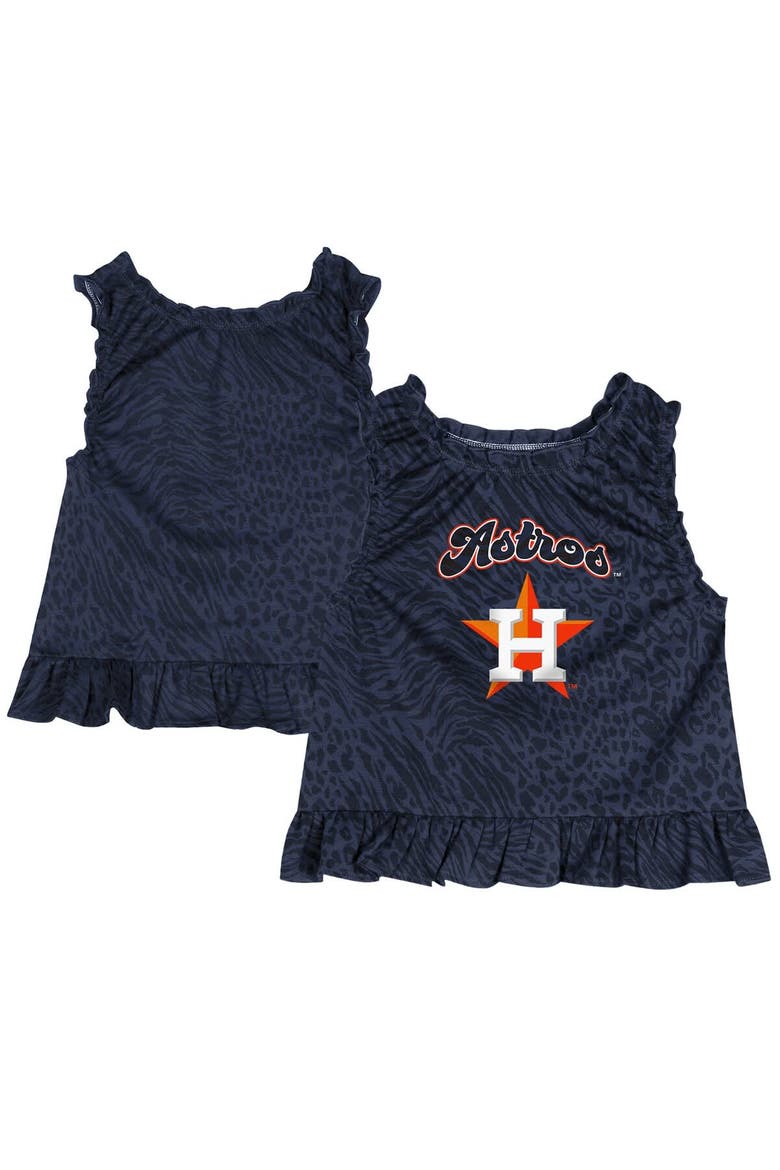 Toddler  Navy Houston Astros Playground Dress, Alternate, color, Navy