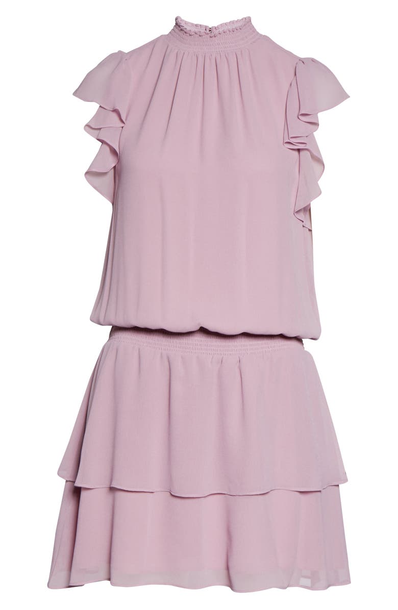 1.STATE Flutter Sleeve Dress, Alternate, color, Antique Rose