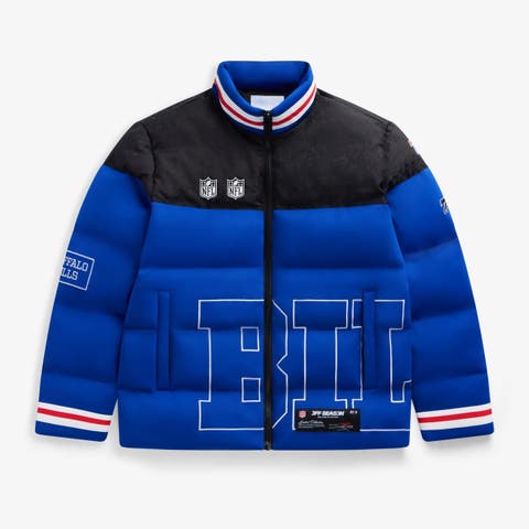 Unisex  Royal Buffalo Bills Team Puffer Jacket