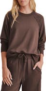 Splendid Lace Trim Sweatshirt