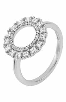 Bony Levy 18K White Gold Diamond Circle Ring - 0.67 ctw