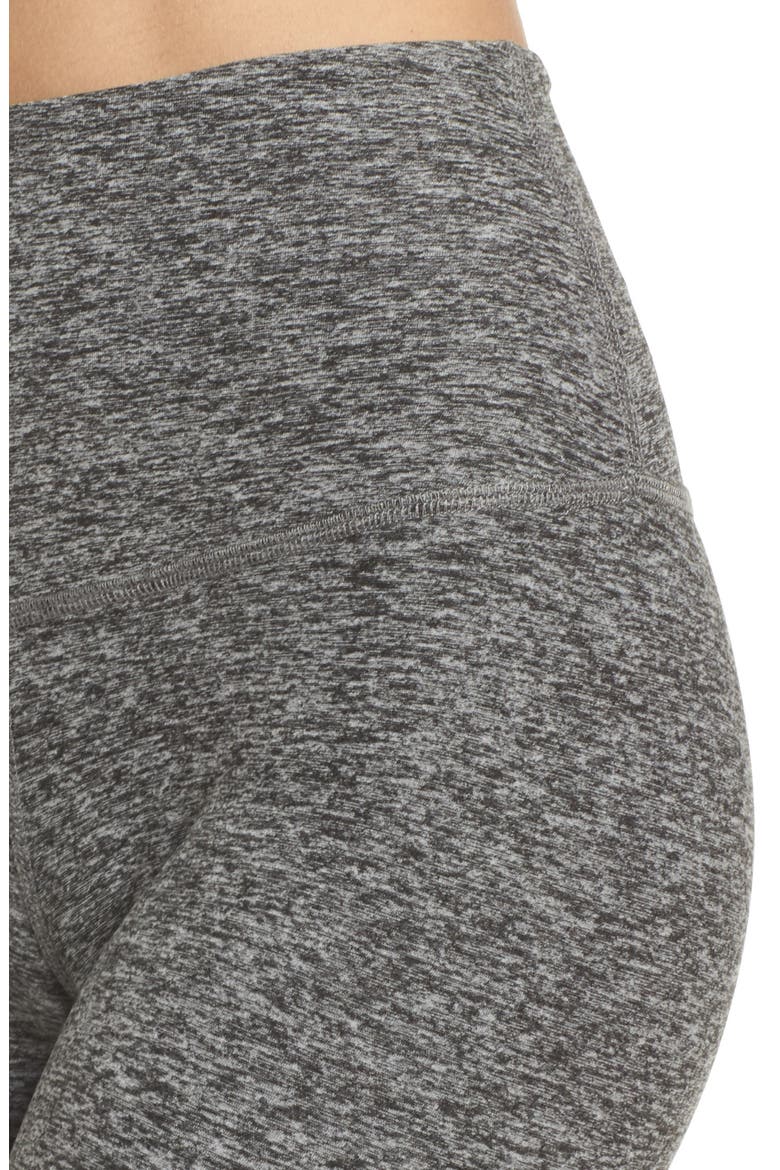 High Waist Leggings, Alternate, color, BLACK SPACE DYE