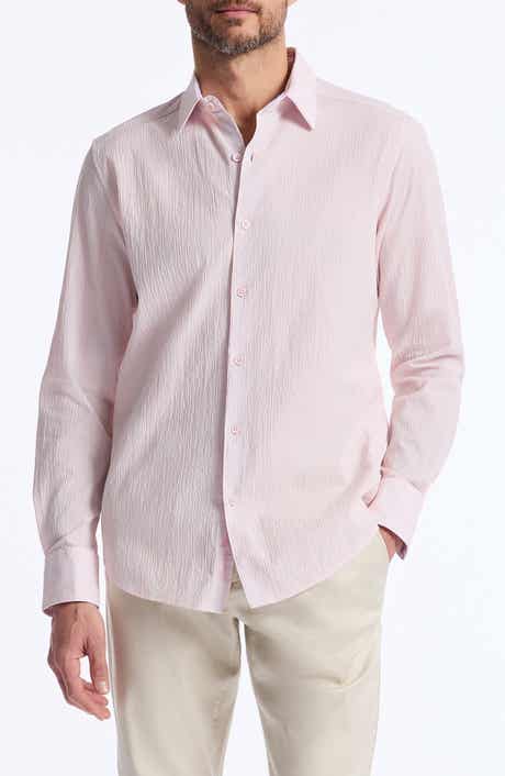 Robert Graham Textured Stretch Cotton Button-Up Shirt