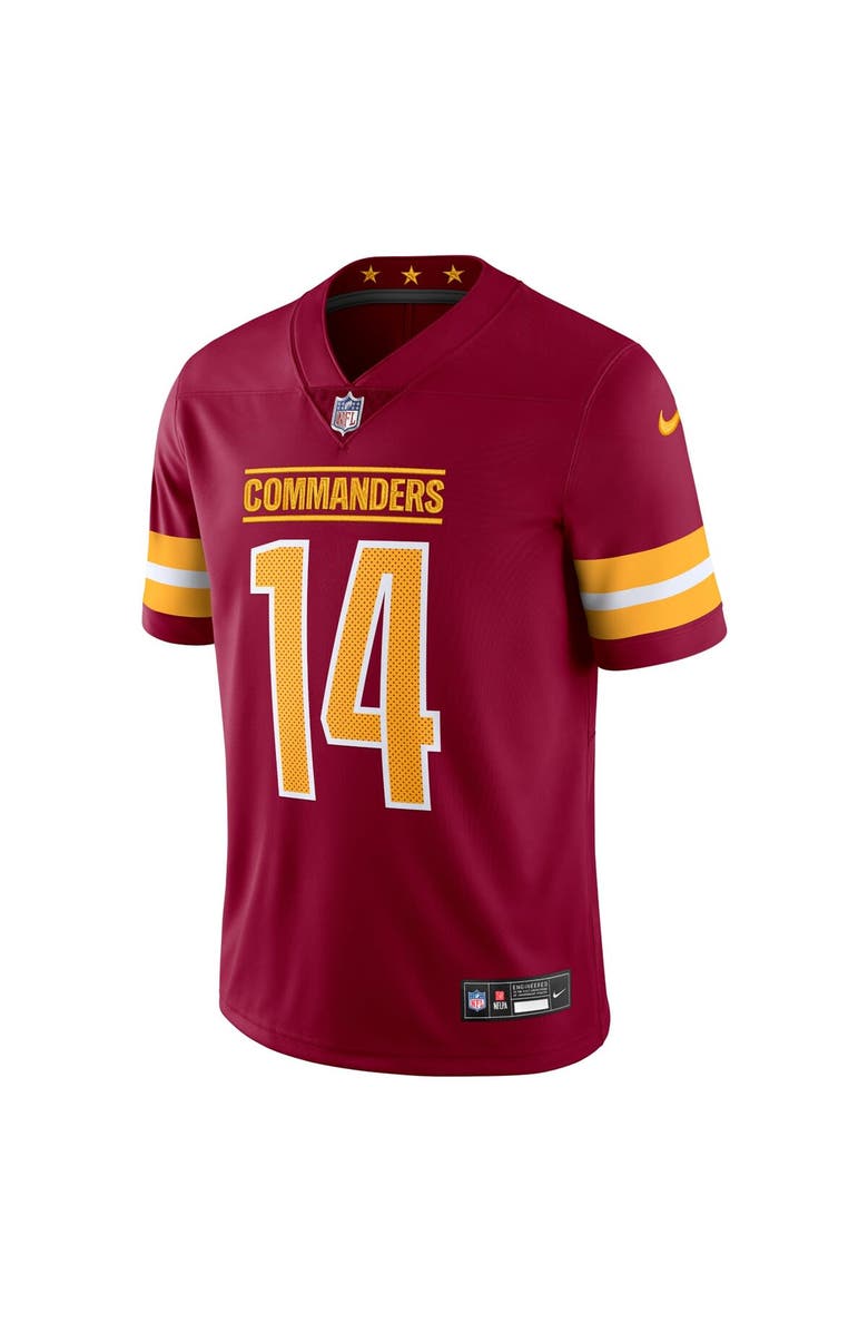 Nike Men's Nike Sam Howell Burgundy Washington Commanders  Vapor Untouchable Limited Jersey, Alternate, color, 