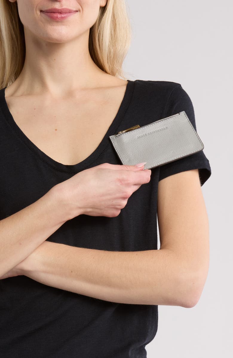 AIMEE Kestenberg Melbourne Leather Wallet, Alternate, color, Platinum