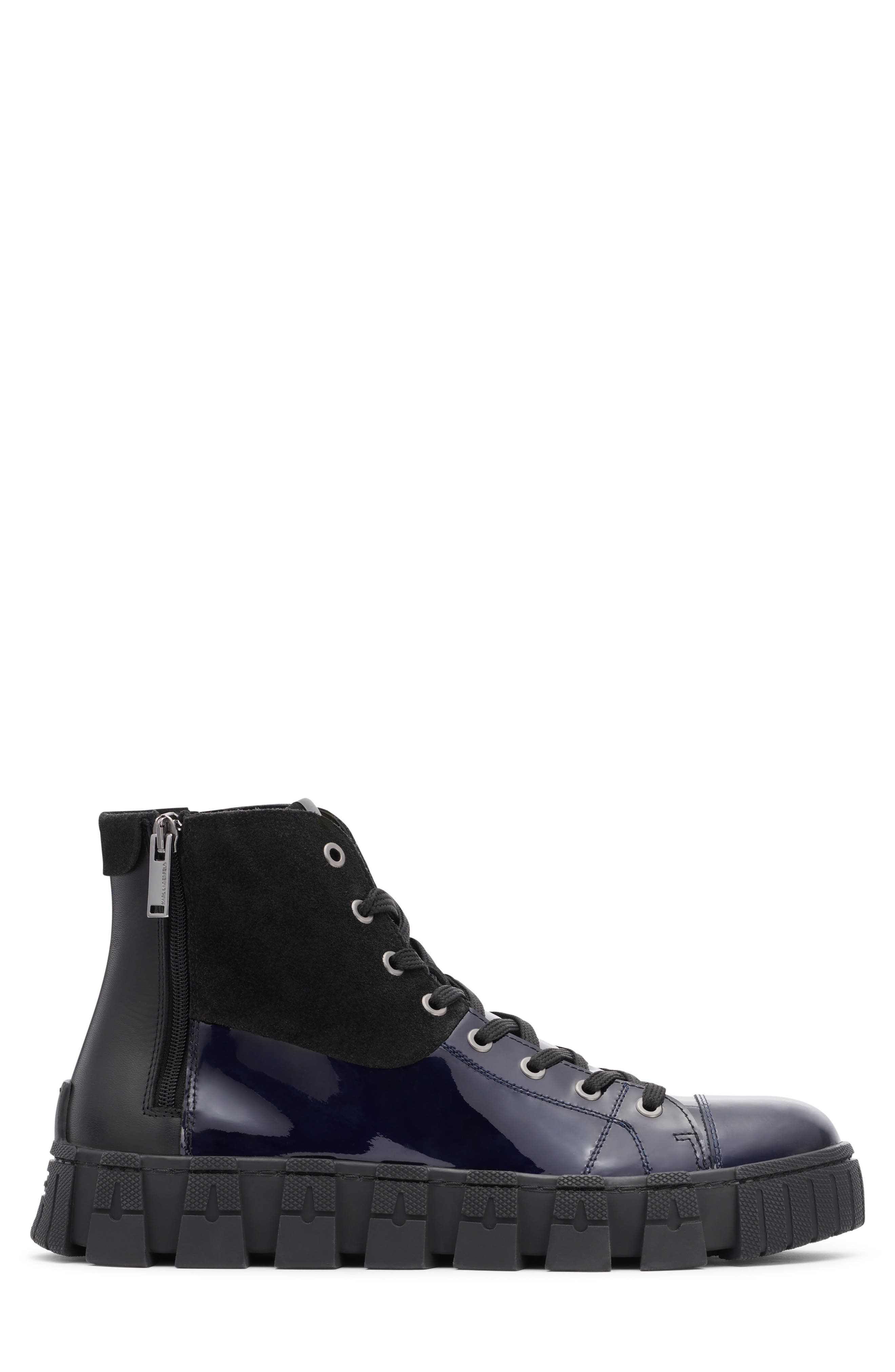 KARL LAGERFELD PARIS Zip Sneaker, Alternate, color, 