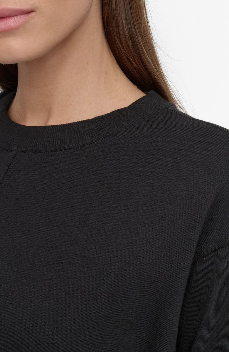 DKNY Center Seam Crop Sweater, Alternate, color,