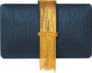 Simitri Jewel Fringe Clutch