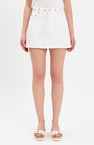 DAZE Malibu Denim Miniskirt