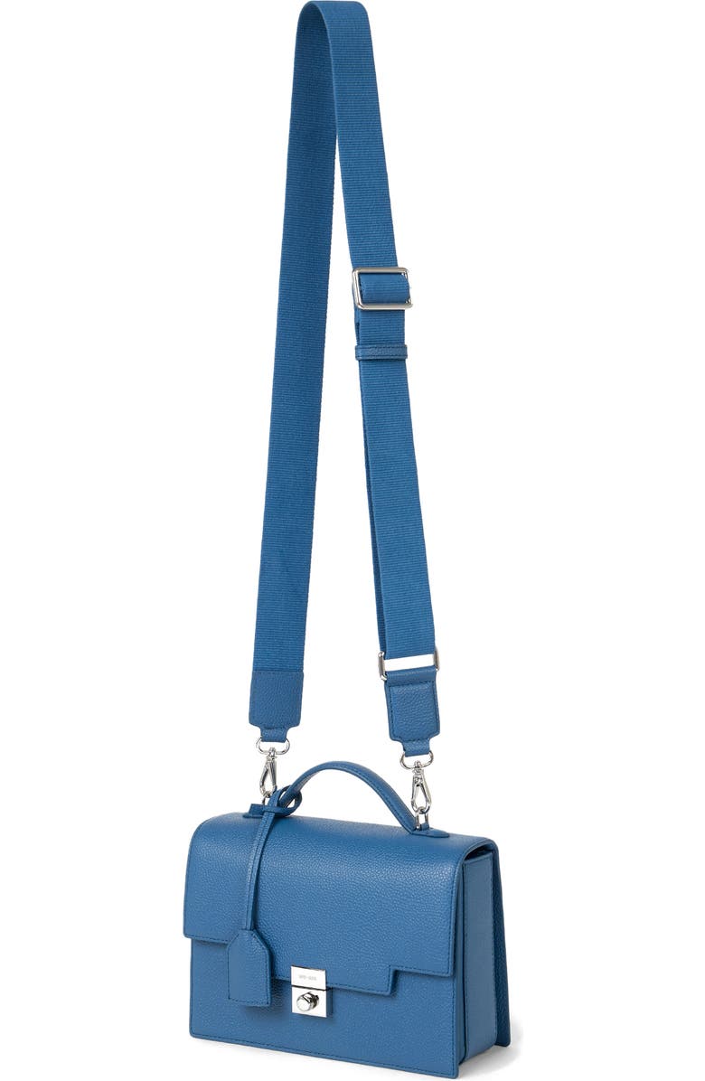 WE-AR4 The Retro Trunk Crossbody Bag, Alternate, color, Dark Chambray