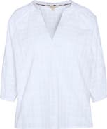 Barbour Heidi Windowpane Check Cotton Top