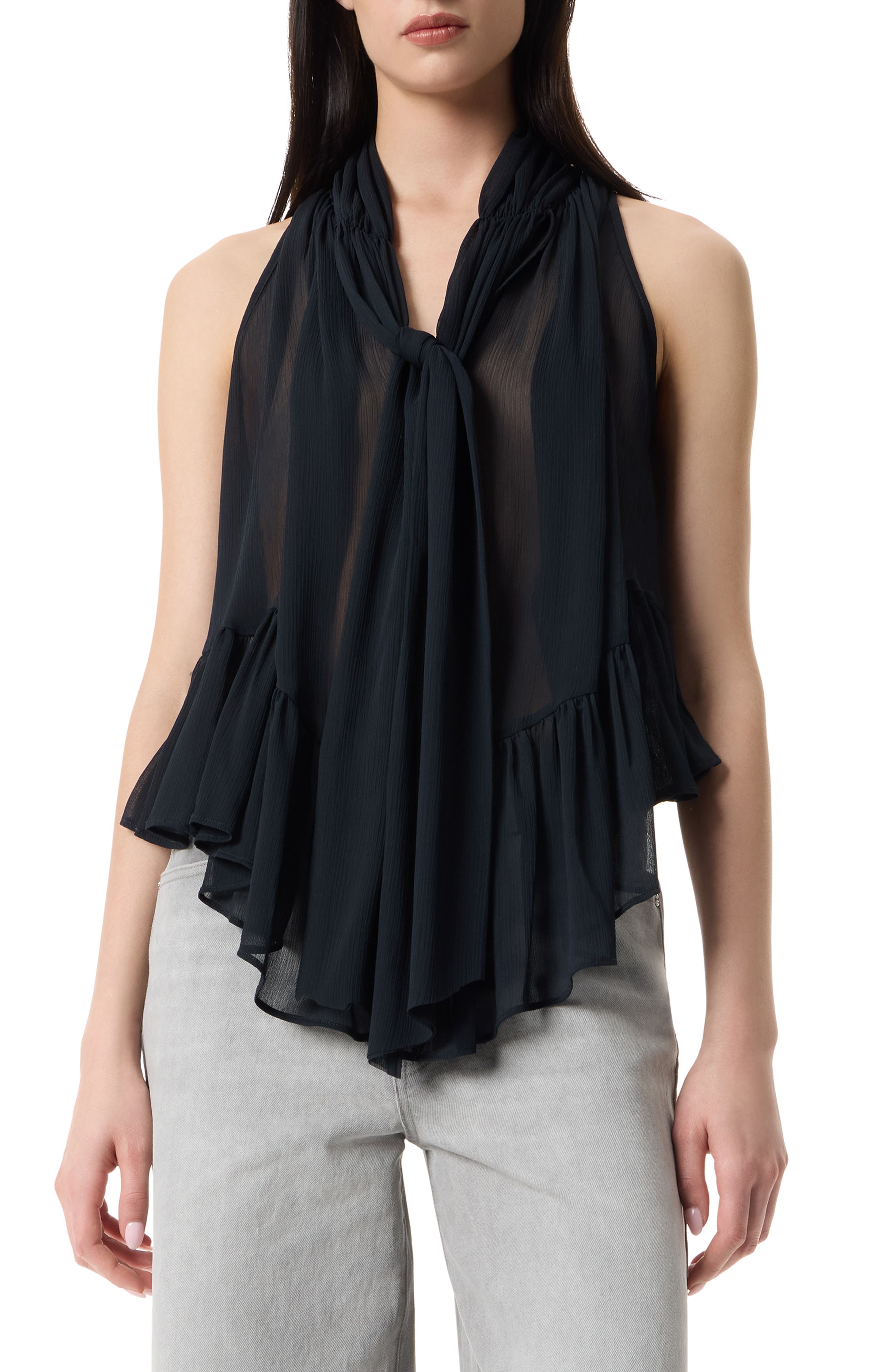 Robert Rodriguez Kellie Volume Halter Top