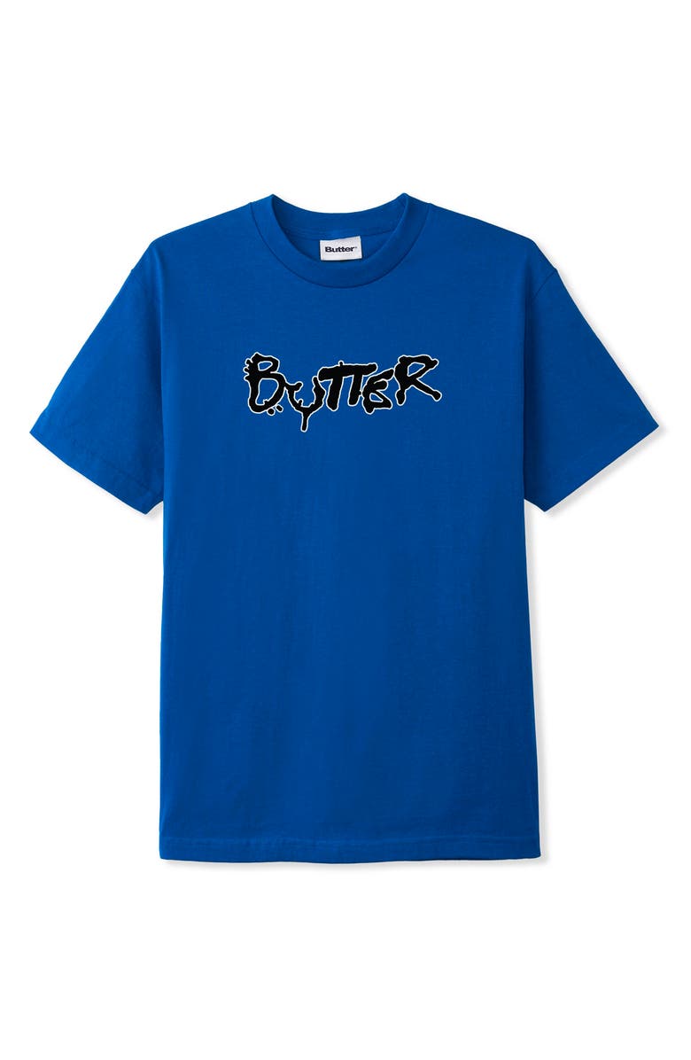 Butter Goods Radio Logo Cotton Graphic T-Shirt, Main, color, 