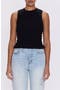 Phoebe Sleeveless Smocked Stretch Cotton Tank