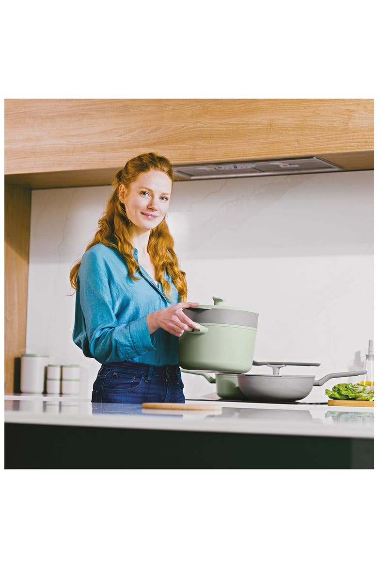Leo Balance Collapsible Steamer, Alternate, color, SAGE