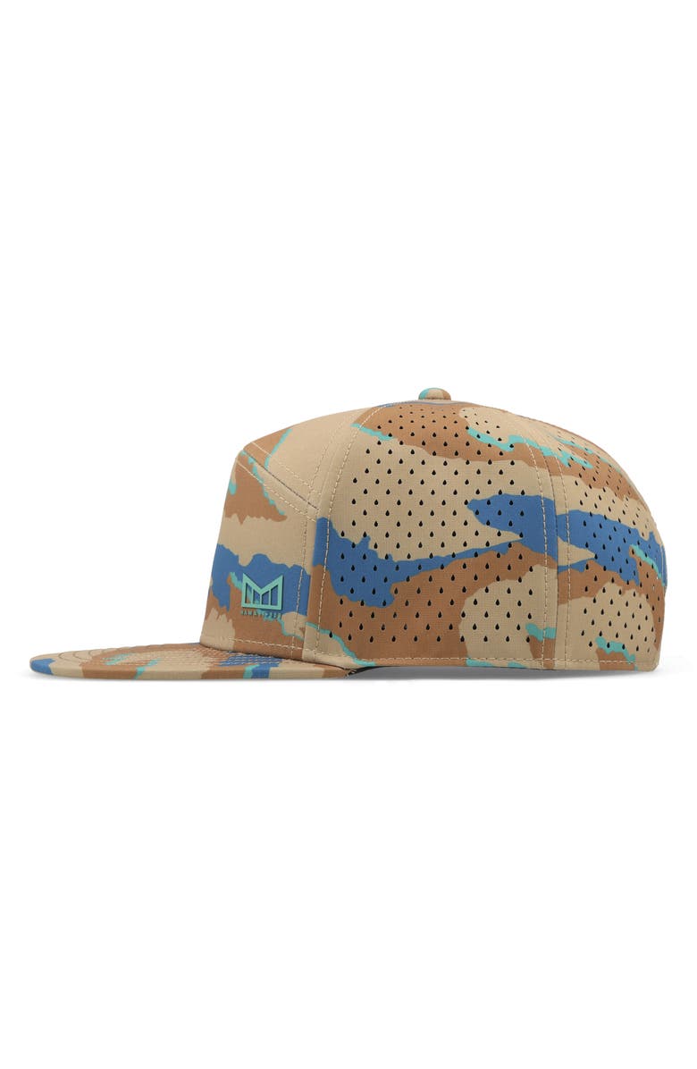 Melin Trenches Islands Camo Hydro Snapback Cap, Alternate, color, 