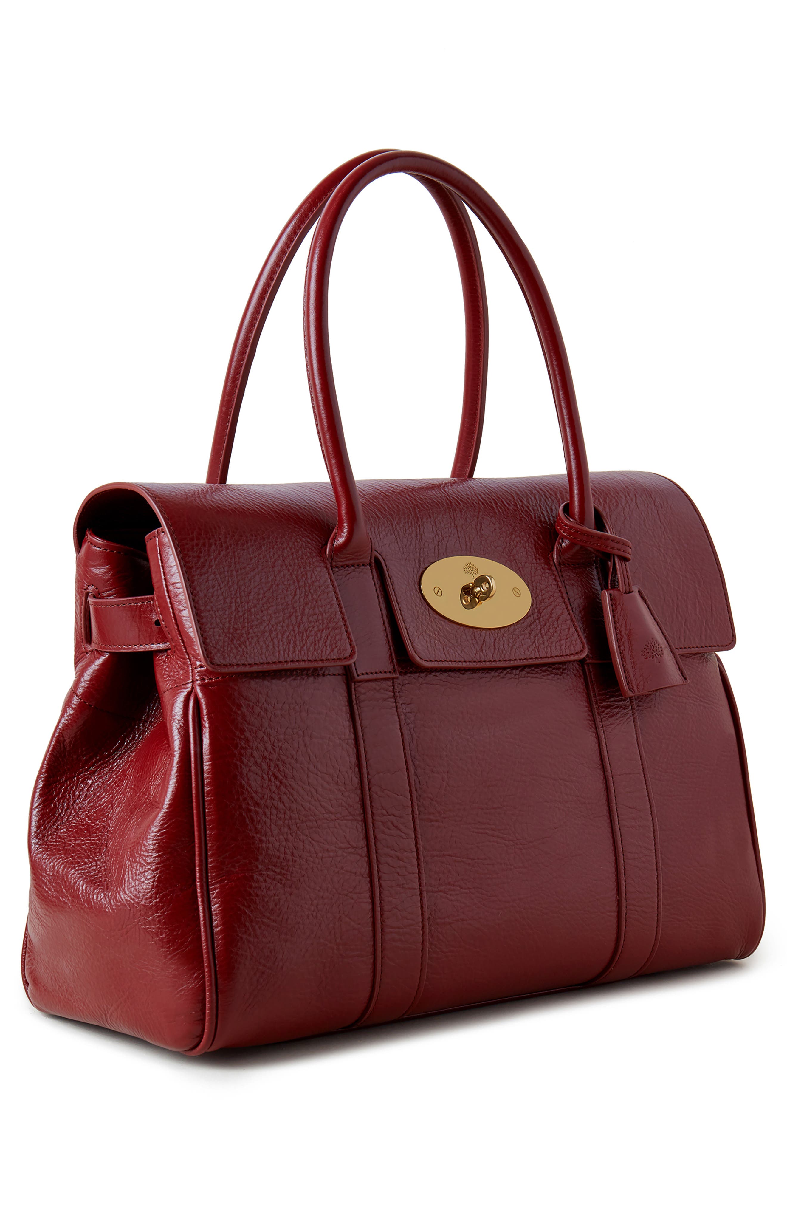 Mulberry Bayswater Leather Satchel, Alternate, color, 