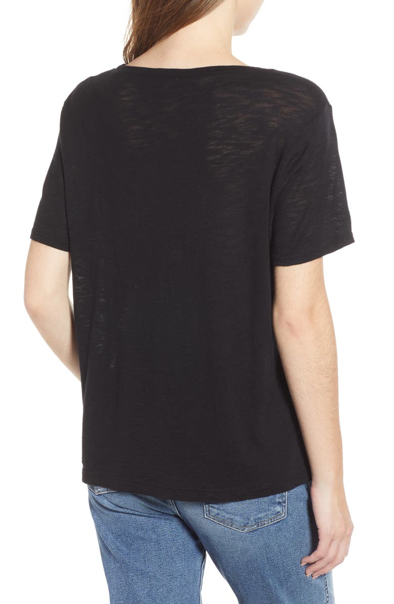 Splendid Slub Crewneck Tee, Alternate, color, 