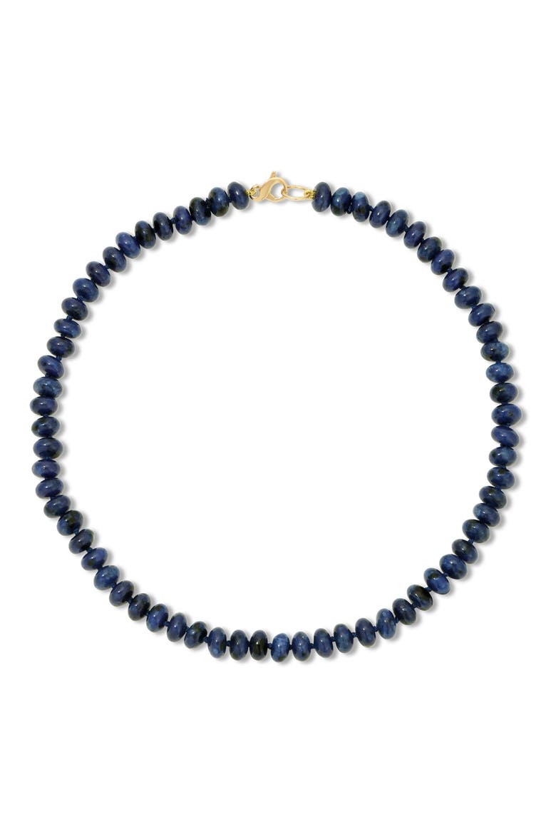 Dyed Jasper Beaded Necklace, Alternate, color, YELLOW GOLD